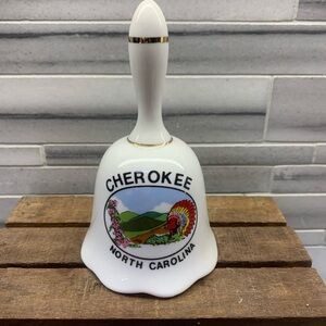 Porcelain Bell from Cherokee, NC